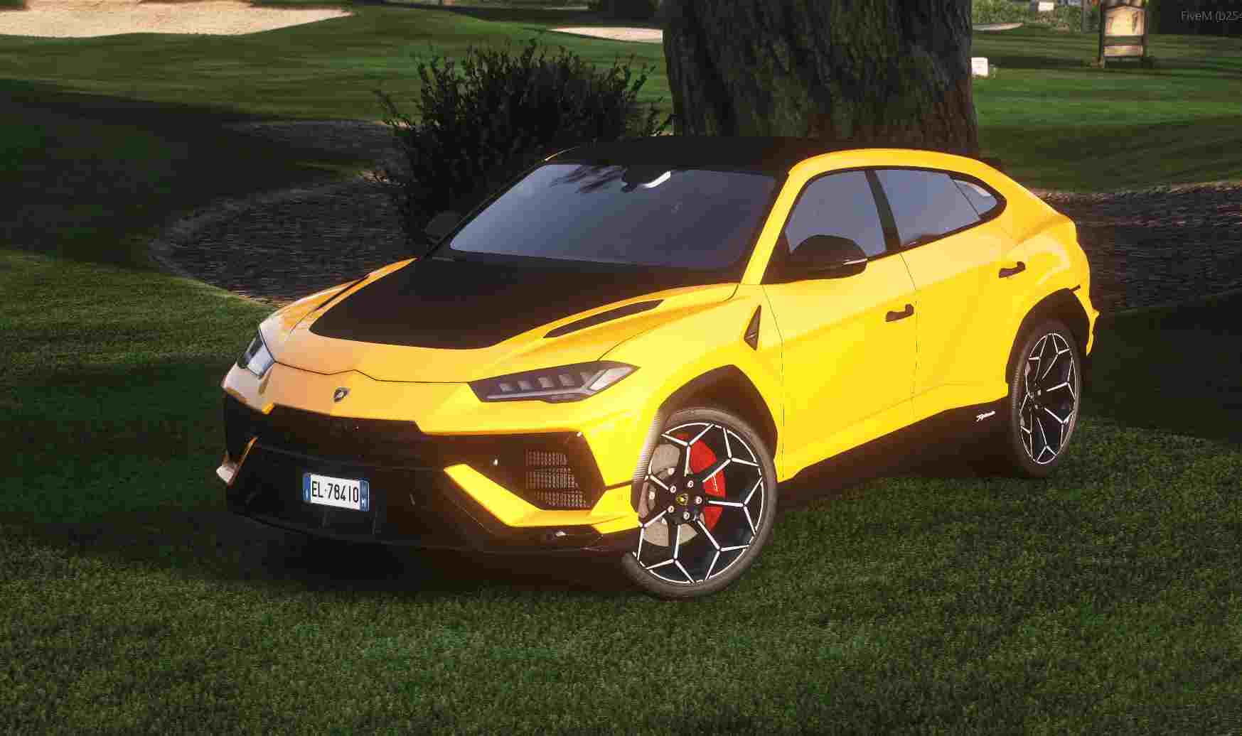 Imagem do carro Lamborghini Urus Performante 2023 inserido no GTA 5 com mods. (Divulga&ccedil;&atilde;o / Internet)