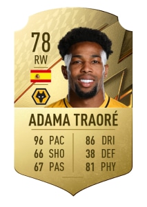 Adama Traor&eacute; FIFA 22