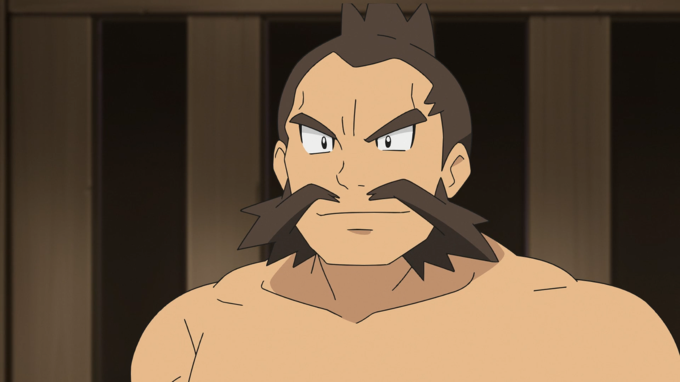 Imagem do personagem Chuck, treinador de Pok&eacute;mon tipo Lutador. (Divulga&ccedil;&atilde;o / Internet)