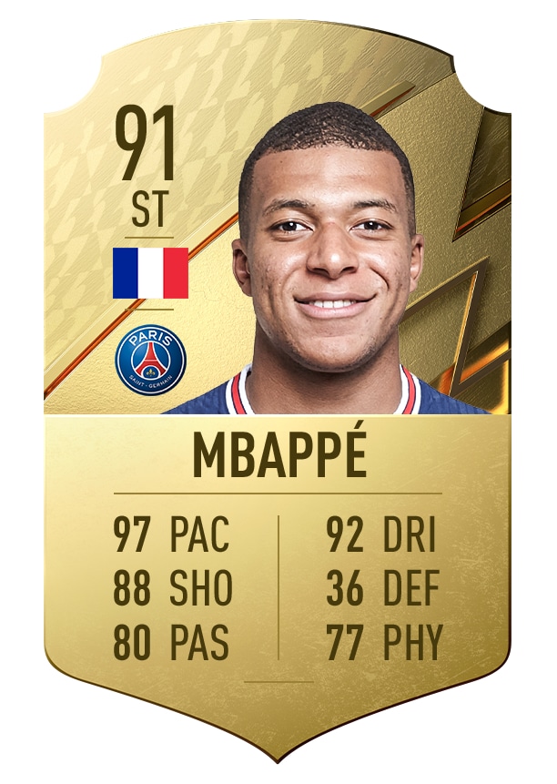 Mbapp&eacute; em FIFA 22