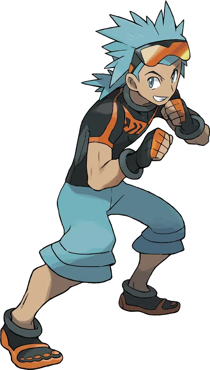 Imagem do personagem Brawly, treinador de Pok&eacute;mon tipo Lutador. (Divulga&ccedil;&atilde;o / Internet)