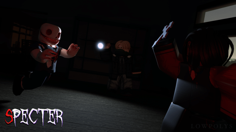 Imagem do jogo Specter, um dos melhores jogos de terror do Roblox. (Divulga&ccedil;&atilde;o / Internet)
