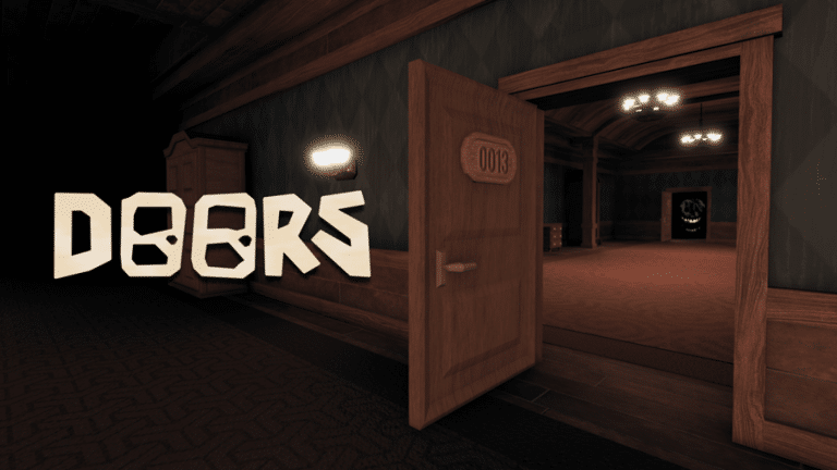 Imagem do jogo Doors, um dos melhores jogos de terror do Roblox. (Divulga&ccedil;&atilde;o / Internet)