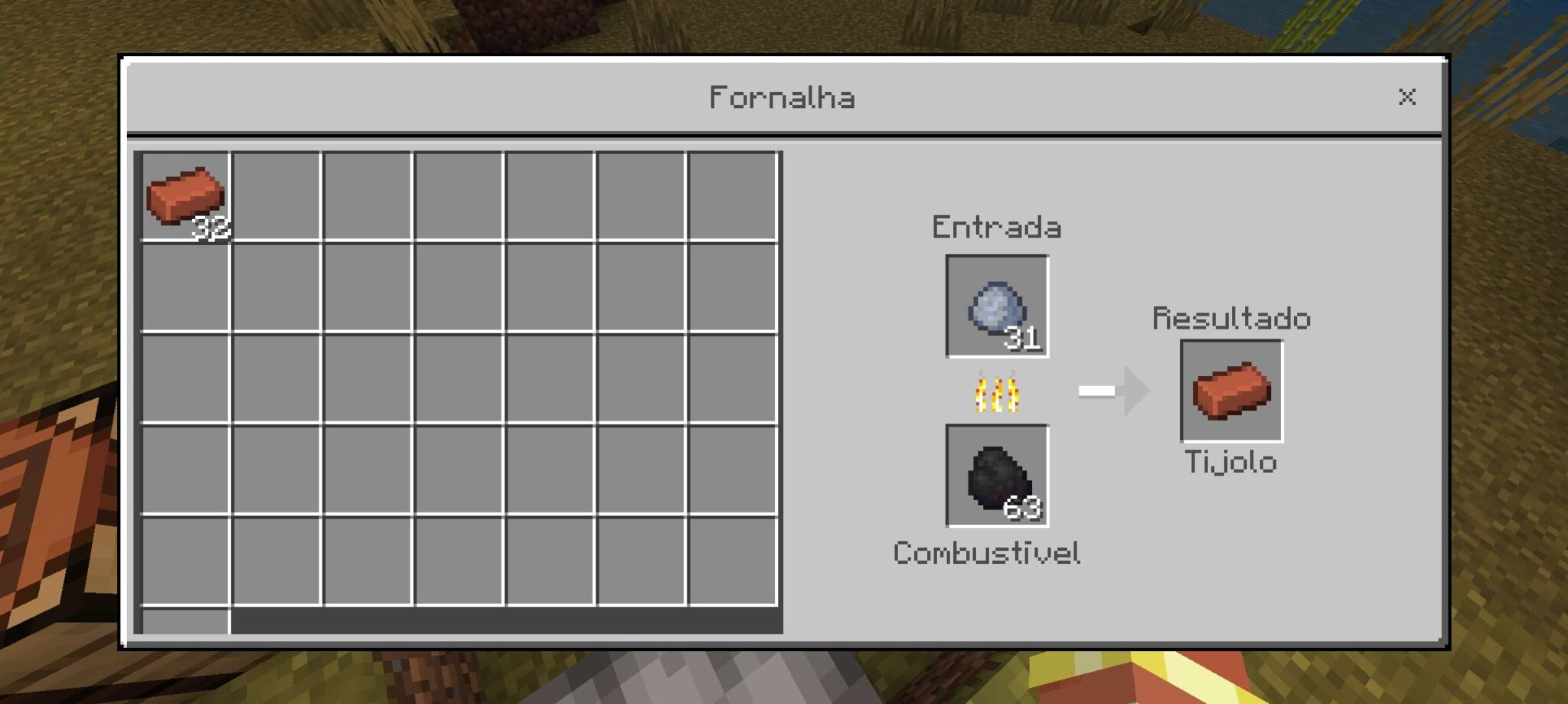 Foto tutorial sobre como fazer tijolo no Minecraft. (Divulga&ccedil;&atilde;o / Internet)