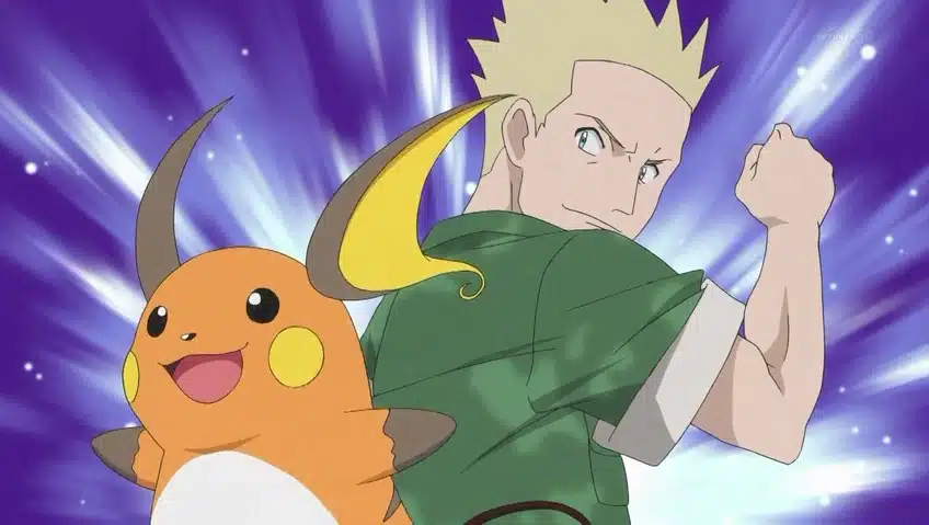 Imagem do personagem Lt. Surge, treinador de Pok&eacute;mon tipo El&eacute;trico. (Divulga&ccedil;&atilde;o / Internet)