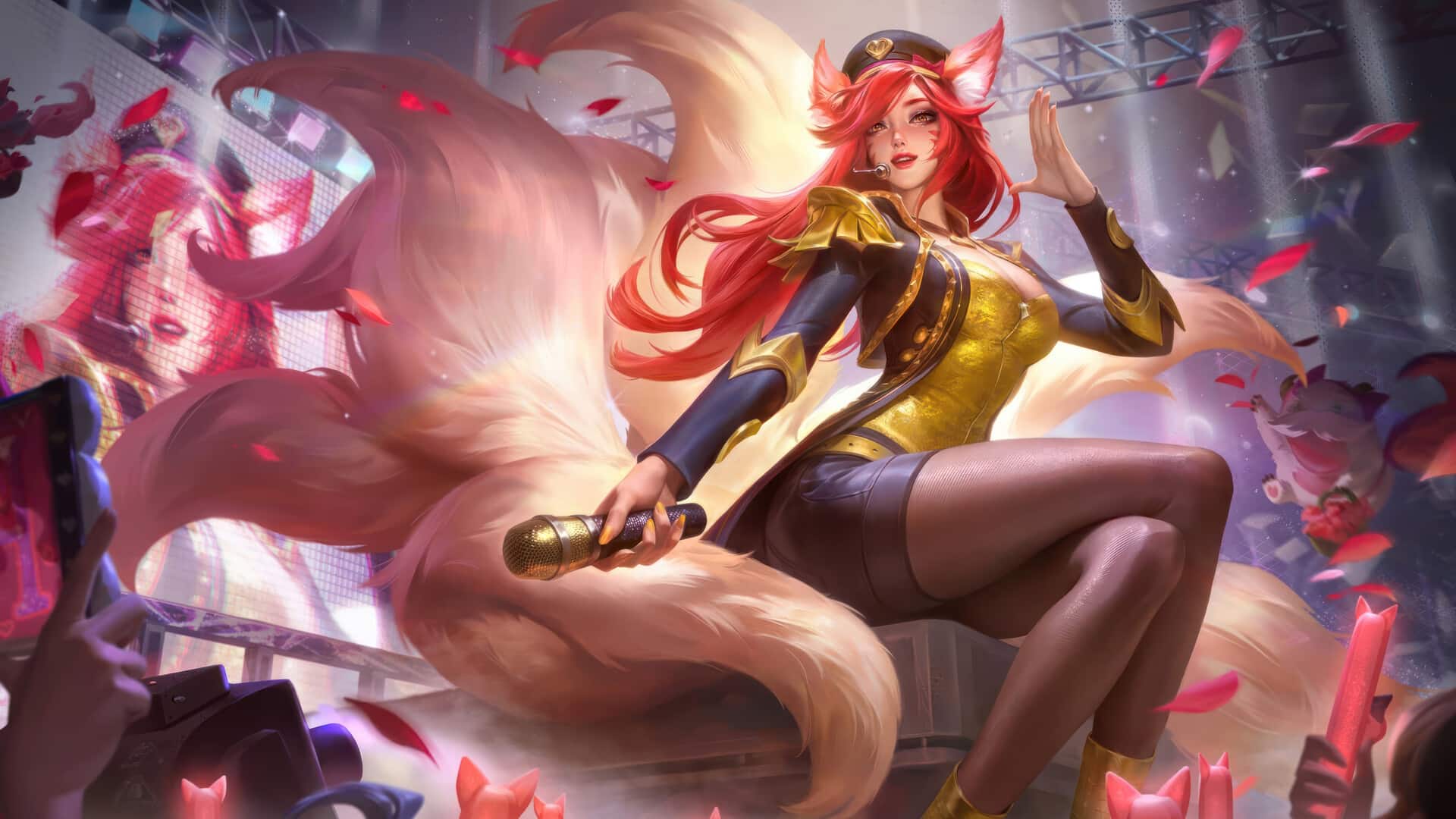 Imagem oficial de lan&ccedil;amento do visual para Ahri de League of Legends. Introduzindo LoL Tier List.
