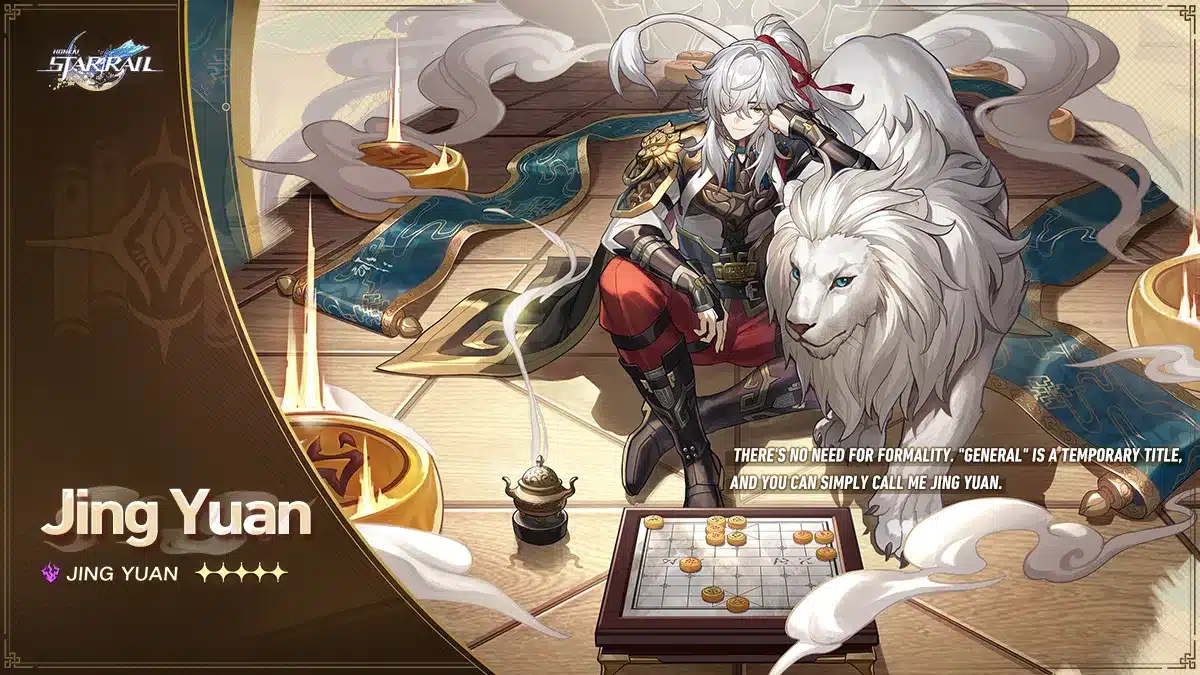 Foto original de Jing Yuan em Honkai Star Rail.