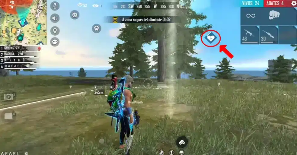 Foto explicativa sobre: O que &eacute; ponto de retorno no Free Fire? (Divulga&ccedil;&atilde;o / Internet)