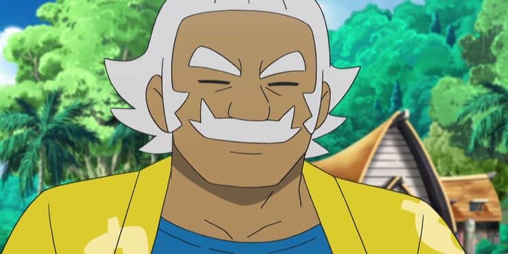 Imagem do personagem Hala, treinador de Pok&eacute;mon tipo Lutador. (Divulga&ccedil;&atilde;o / Internet)