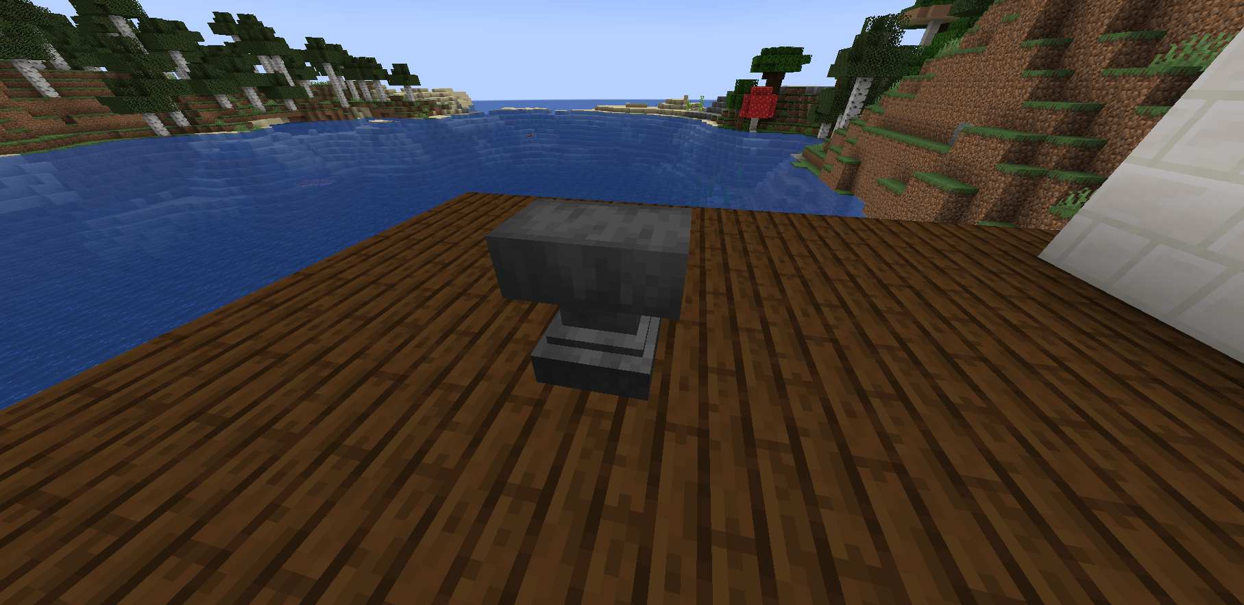 Foto de uma Bigorna no Minecraft. 