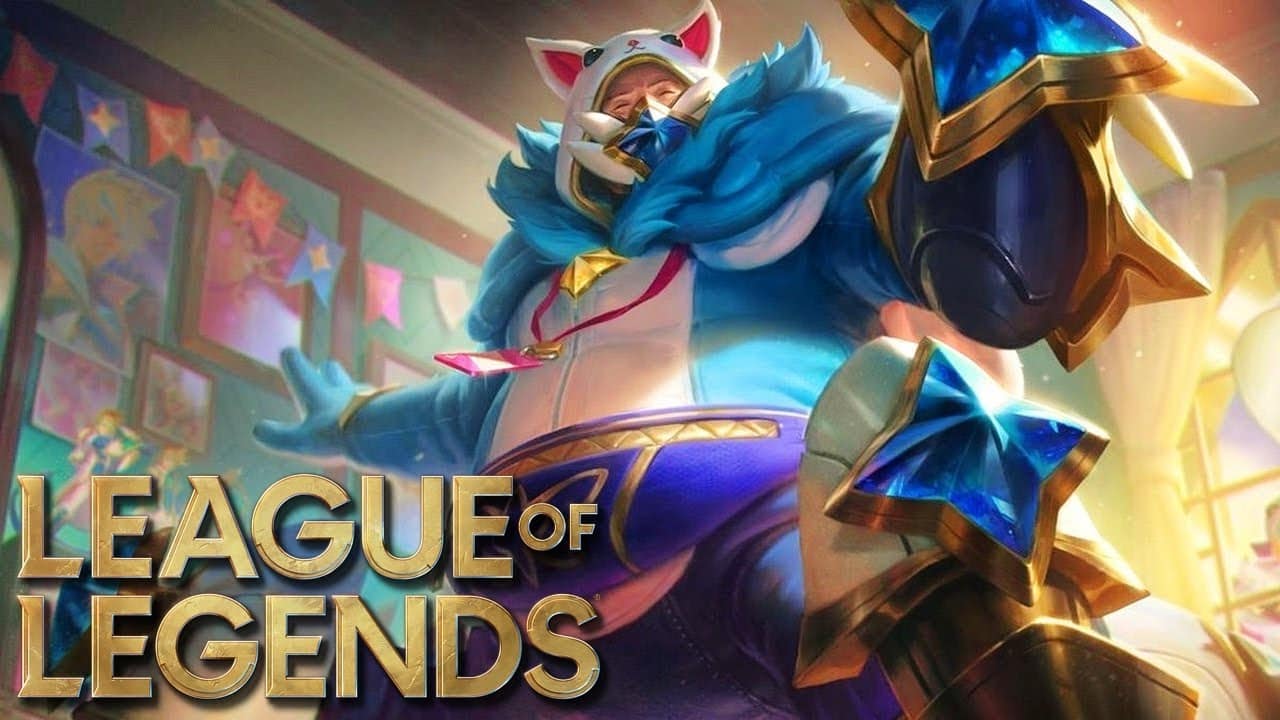 Imagem tema Skins LoL, Urgot Cosplay de Pijaminha Estelar. (Divulga&ccedil;&atilde;o / Internet)