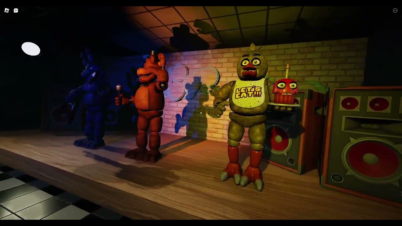 Imagem do jogo FNAF: Coop, um dos melhores jogos de terror do Roblox. (Divulga&ccedil;&atilde;o / Internet)