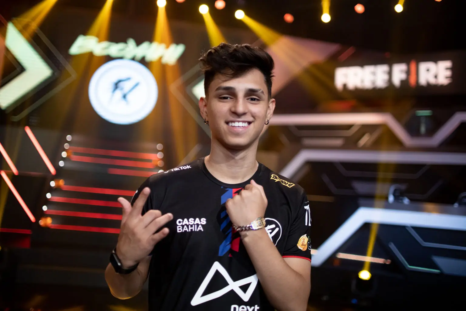 Imagem do jogador Nobru, considerado um dos melhores jogadores de Free Fire do mundo. (Divulga&ccedil;&atilde;o / Internet)