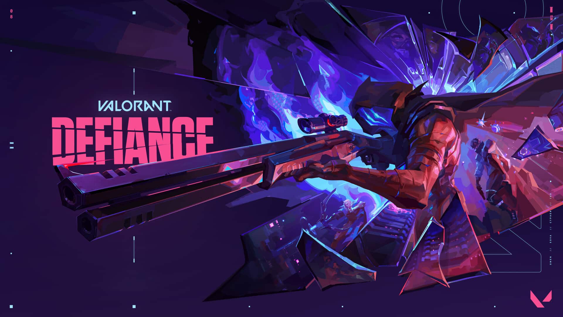 Imagem de lan&ccedil;amento de Valorant Defiance. (Divulga&ccedil;&atilde;o / Riot Games)
