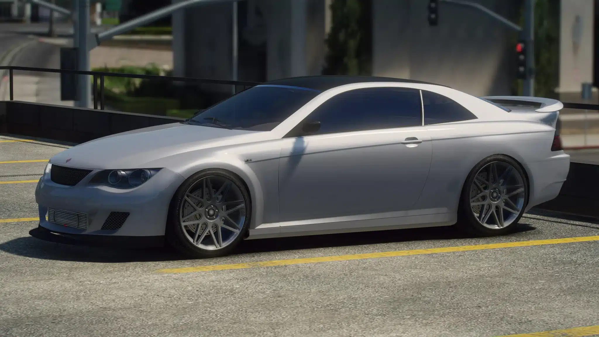 Foto do ve&iacute;culo Zion estacionado no GTA 5 Online.