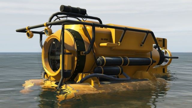 Imagem do Submarino Zodiak, um dos carros raros do GTA 5. (Divulga&ccedil;&atilde;o / Internet)