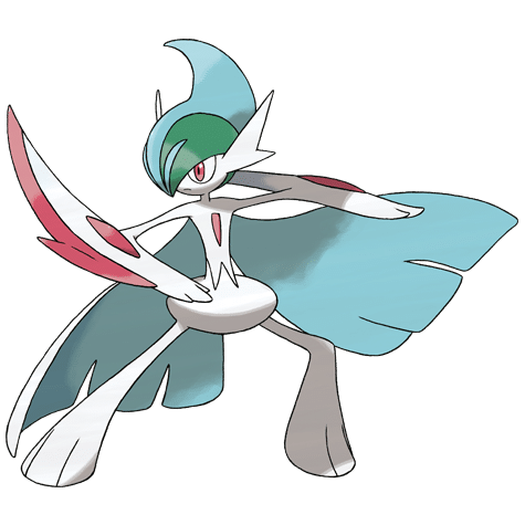 Imagem do Pok&eacute;mon tipo Lutador mais fortes, Gallade. (Divulga&ccedil;&atilde;o / Internet)
