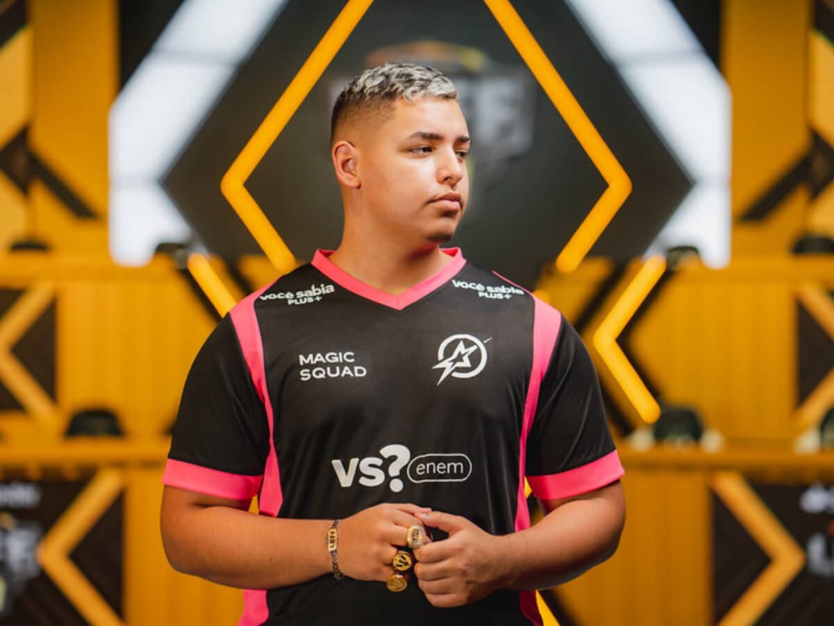 Imagem de Yago na elei&ccedil;&atilde;o de "Melhor jogador de Free Fire do Brasil".