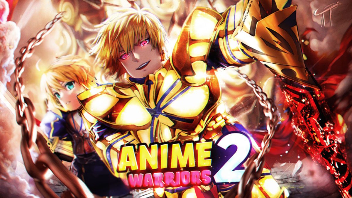 Foto original do jogo Anime Warriors Simulator 2 no Roblox.