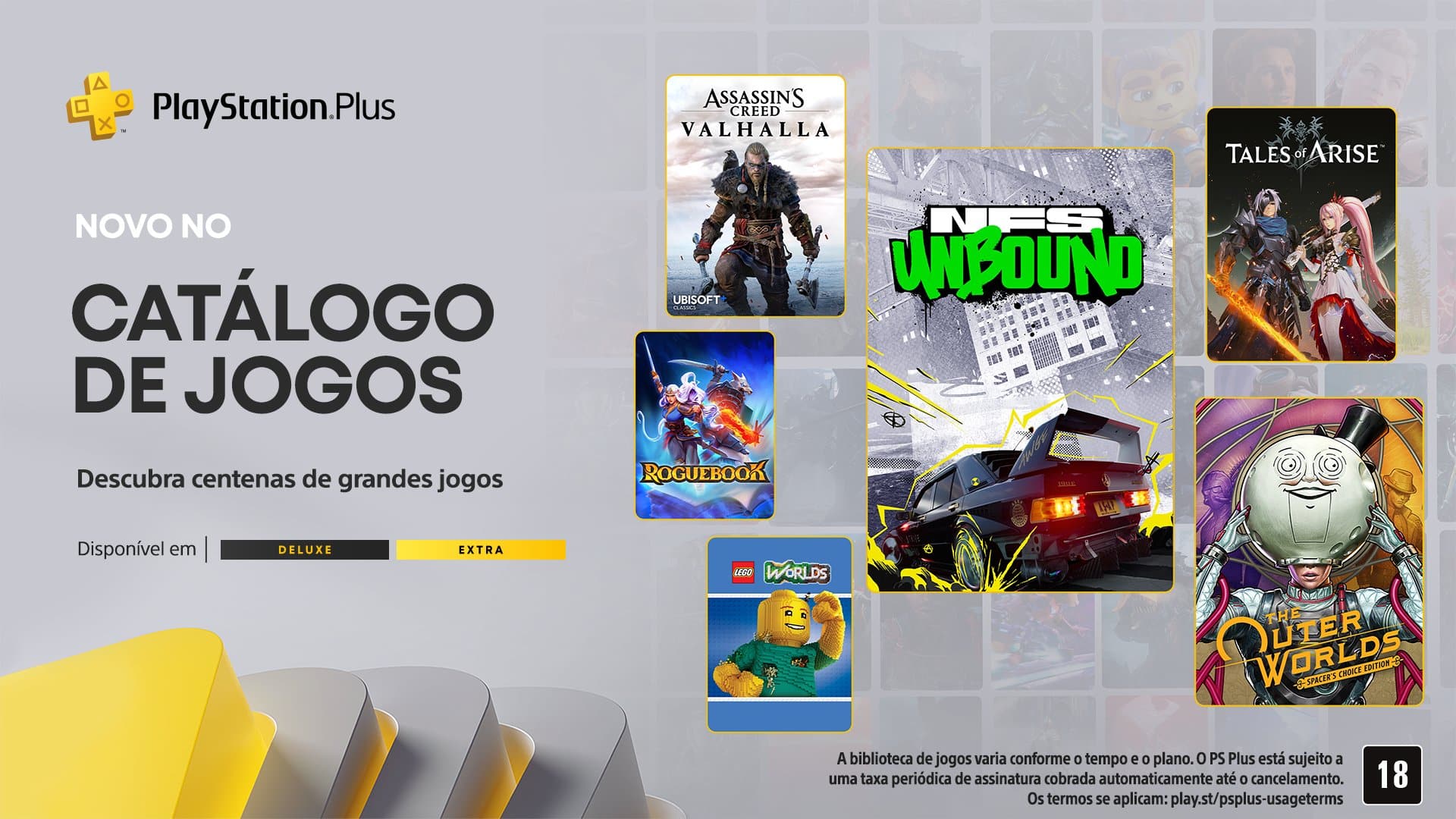 Catalogo da PlayStation Plus de Fevereiro