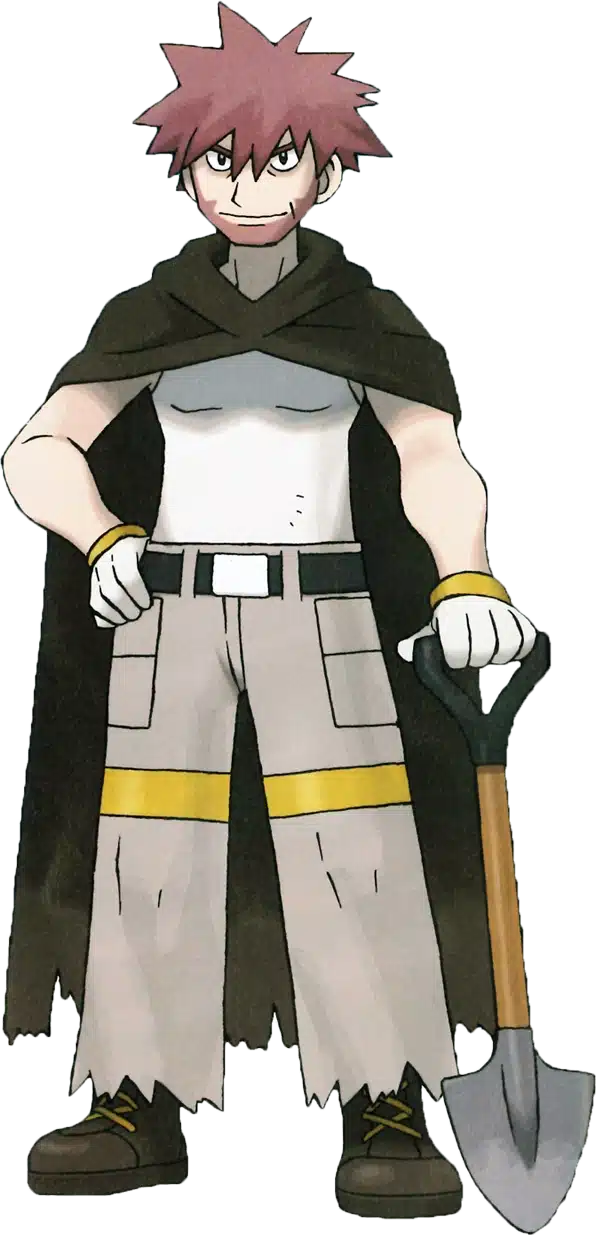 Imagem do personagem Byron, treinador de Pok&eacute;mon tipo A&ccedil;o. (Divulga&ccedil;&atilde;o / Internet)
