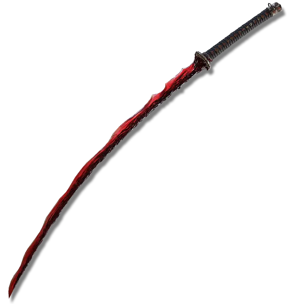 Imagem da katana Rivers of Blood de Elden Ring.
