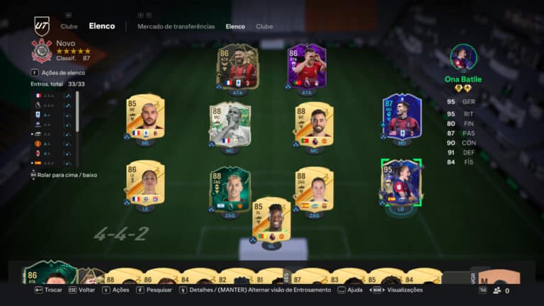 Elenco UT EA SPORTS FC 24