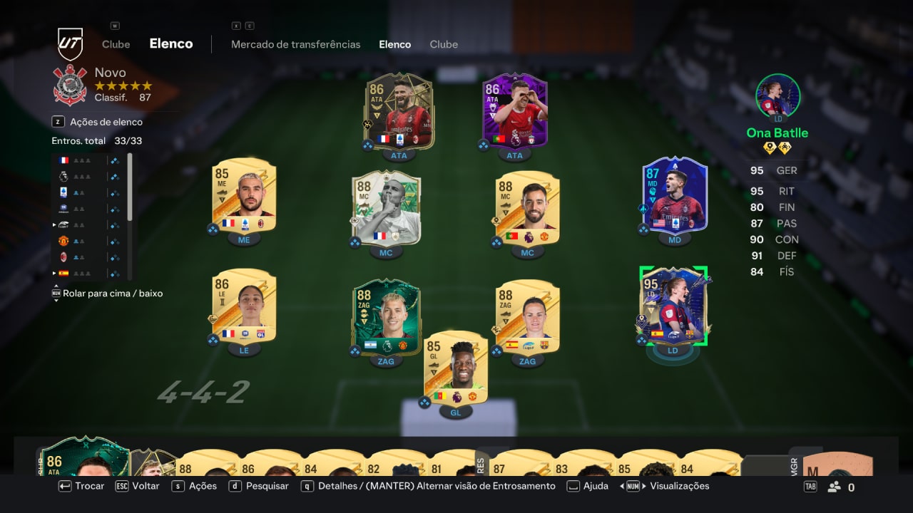 Elenco UT EA SPORTS FC 24