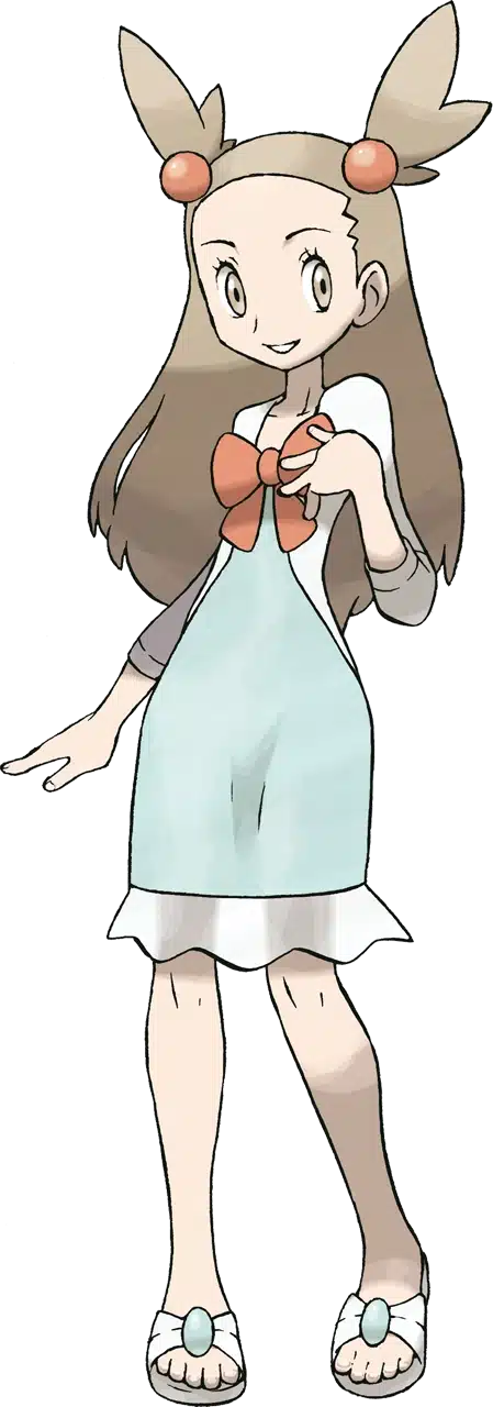 Imagem da personagem Jasmine, treinadora de Pok&eacute;mon tipo A&ccedil;o. (Divulga&ccedil;&atilde;o / Internet)