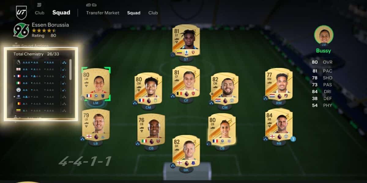 Qu&iacute;mica em EA FC 24
