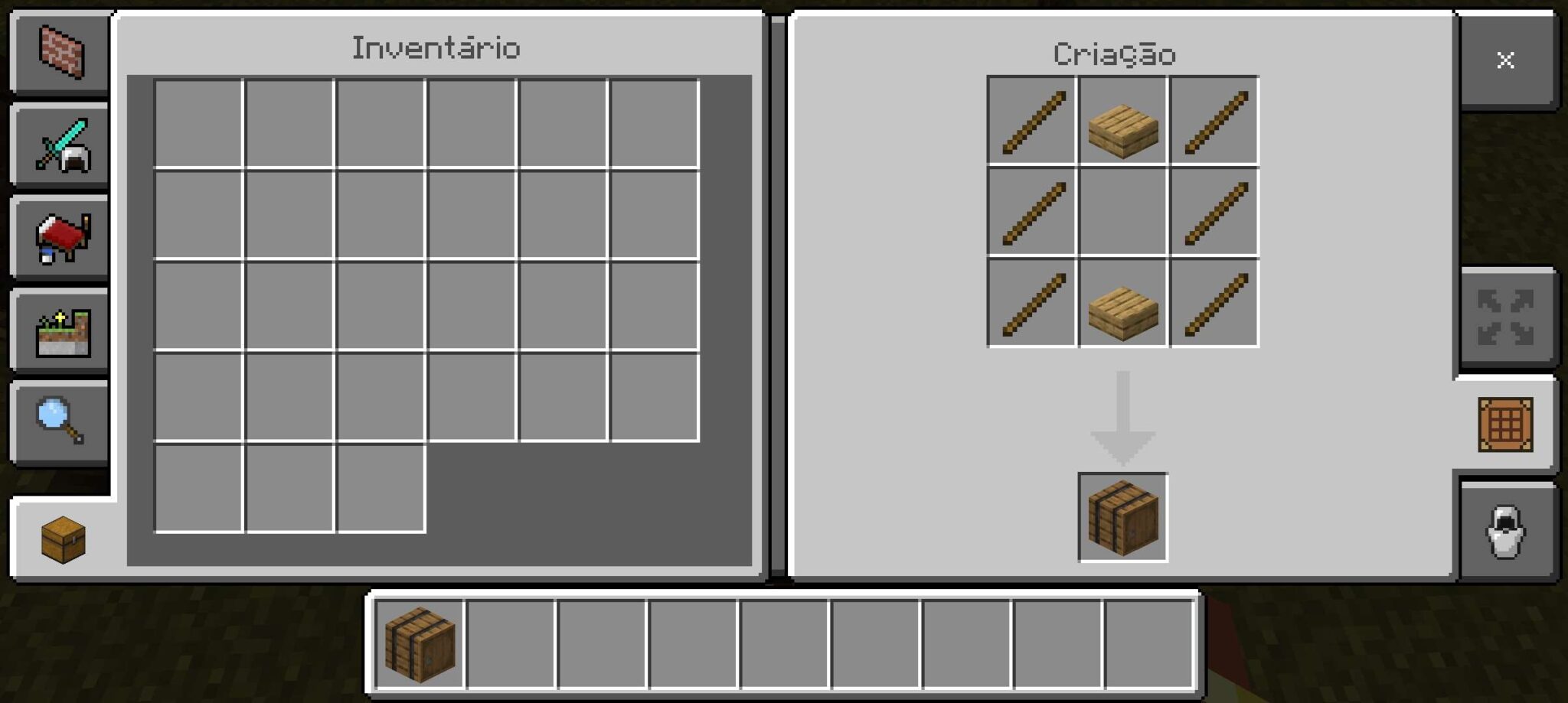 Foto tema: Veja como fazer um barril no Minecraft, Edi&ccedil;&atilde;o Bedrock. (Divulga&ccedil;&atilde;o / Internet)