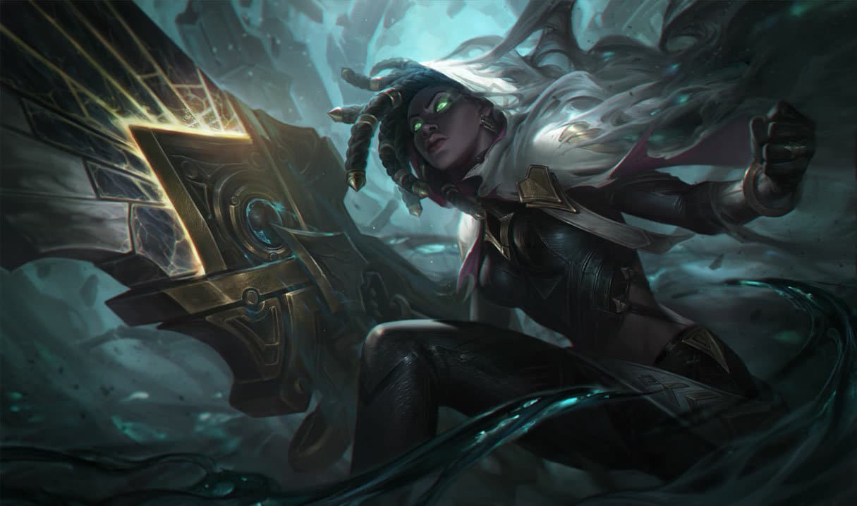 Imagem da personagem Senna em League of Legends.