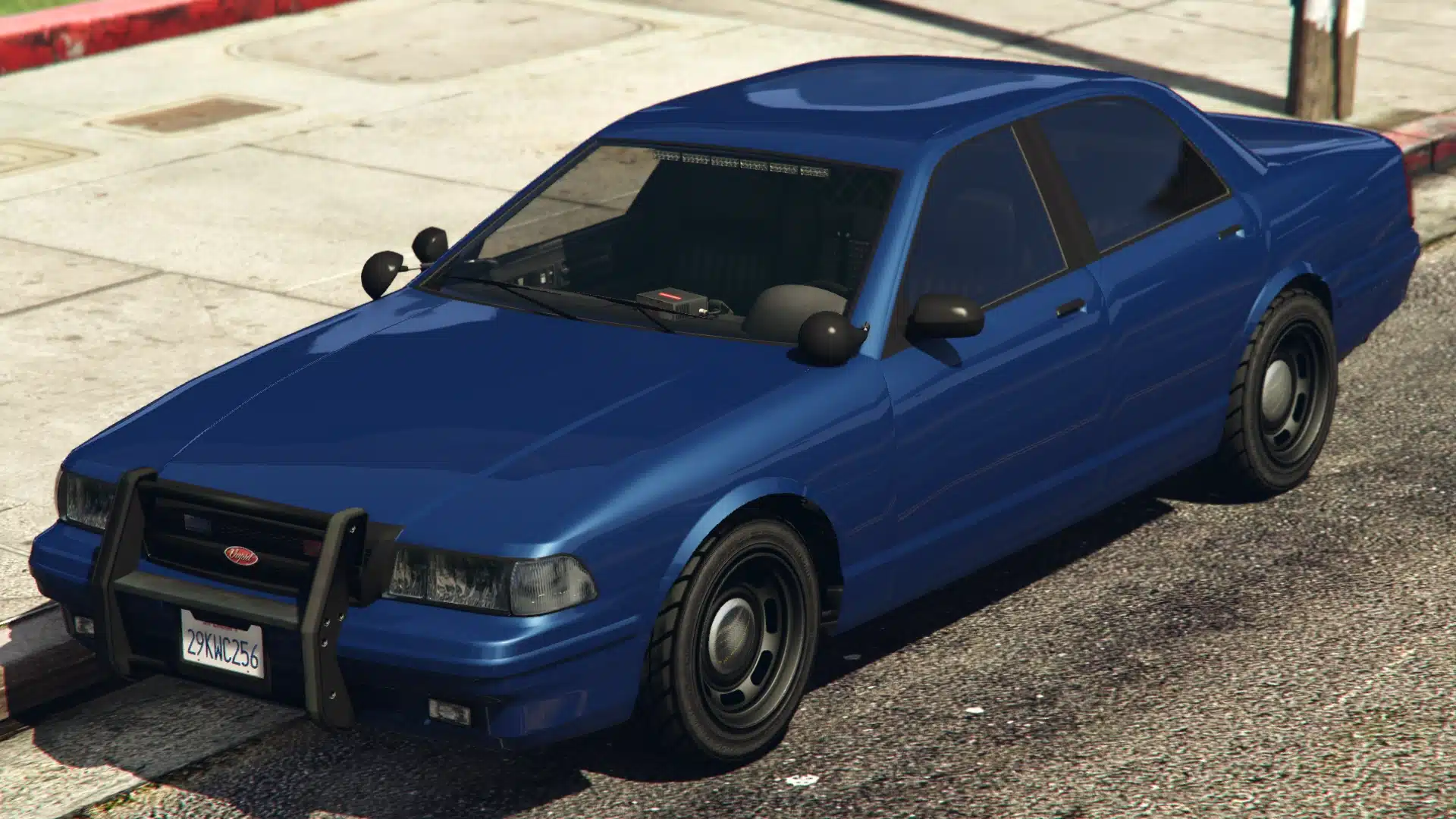 Imagem do carro Police Cruiser, um dos carros raros do GTA 5. (Divulga&ccedil;&atilde;o / Internet)