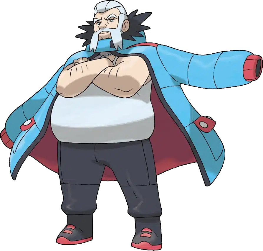 Imagem do personagem Wulfric, treinador de Pok&eacute;mon tipo Gelo. (Divulga&ccedil;&atilde;o / Internet)