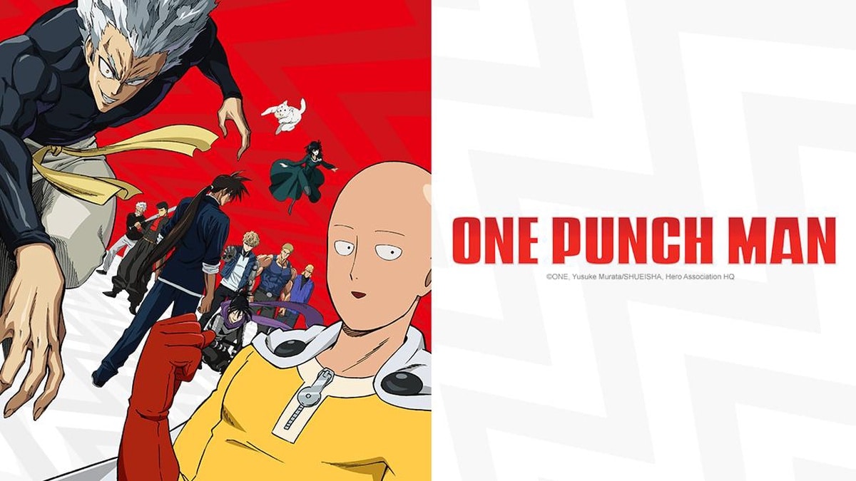 Imagem oficial do anime One Punch Man.
