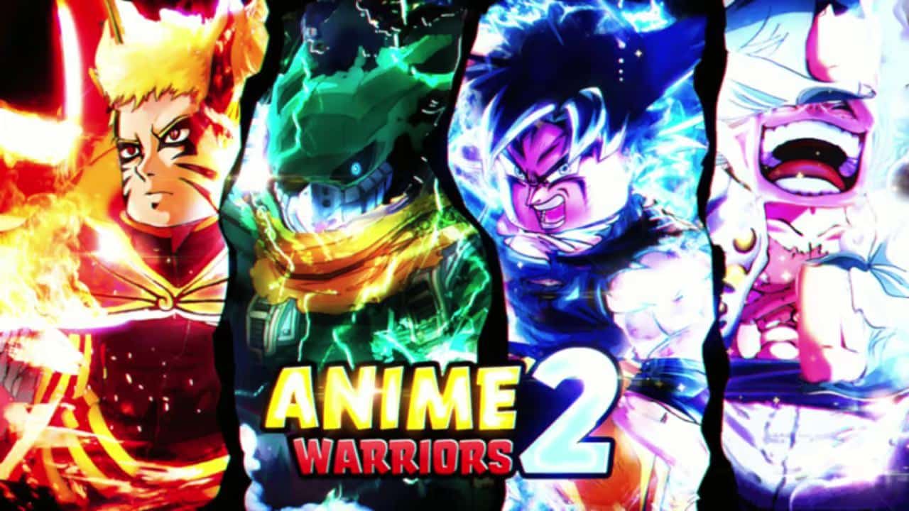 Imagem oficial de Anime Warriors Simulator 2 no Roblox.