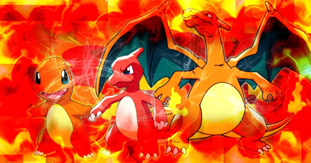Imagem do Pok&eacute;mon Charmander e suas evolu&ccedil;&otilde;es. (Divulga&ccedil;&atilde;o / Internet)