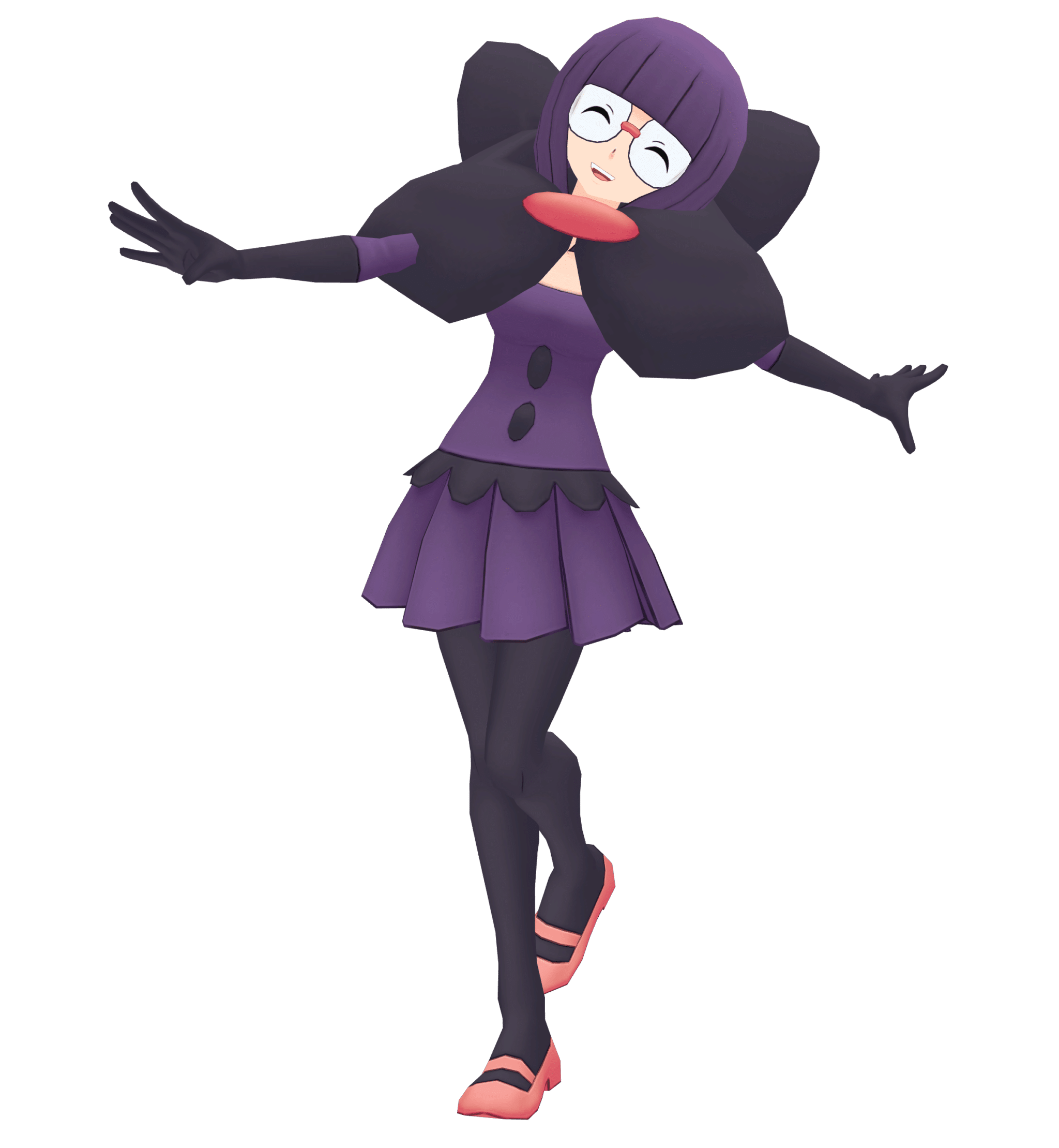 Imagem da personagem Shauntal, treinadora de Pok&eacute;mon tipo Fantasma. (Divulga&ccedil;&atilde;o / Internet)