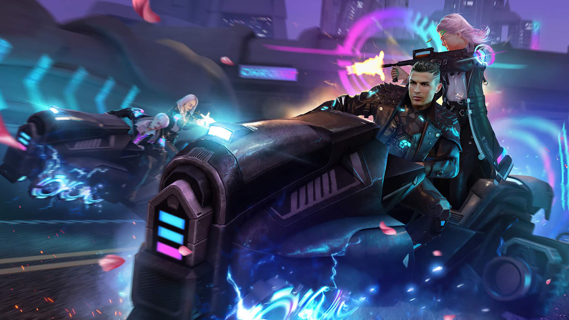 Foto de lan&ccedil;amento do personagem Chrono em parceira com o jogador de Futebol Cristiano Ronaldo.