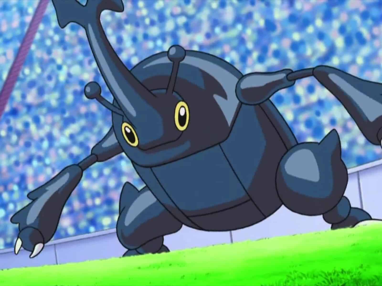 Imagem do Pok&eacute;mon tipo Lutador mais fortes, Heracross. (Divulga&ccedil;&atilde;o / Internet)