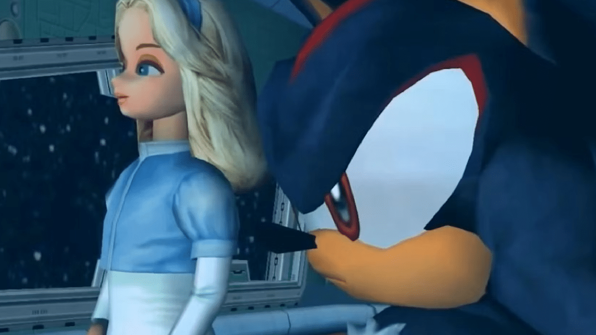 Maria Robotnik no jogo de Shadow The Hedgehog, com poss&iacute;vel apari&ccedil;&atilde;o em Sonic 3: O Filme