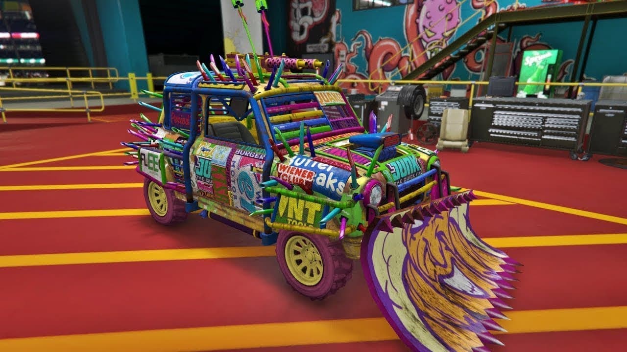 Imagem do ve&iacute;culo Issi em sua vers&atilde;o de Guerra (Arena) no GTA 5 Online.