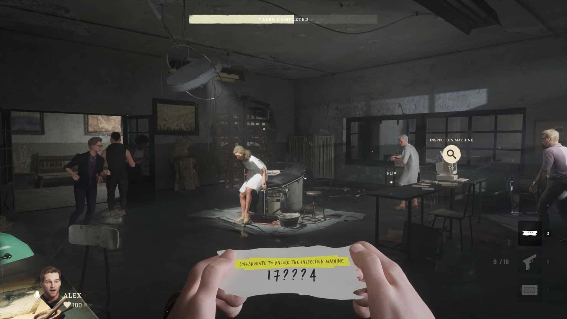 Imagem de jogadores em uma partida de Deceit.