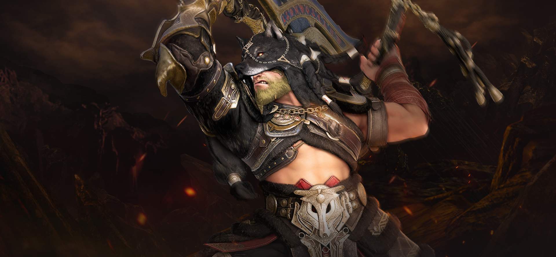 Berserker &eacute; a classe mais agressiva de Black Desert, empunhando dois grandes machados em suas m&atilde;os.