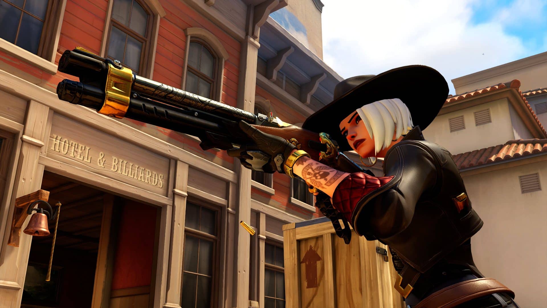 Representando a fun&ccedil;&atilde;o DPS em Overwatch 2, Ashe possui habilidades poderosas e vantajosas.