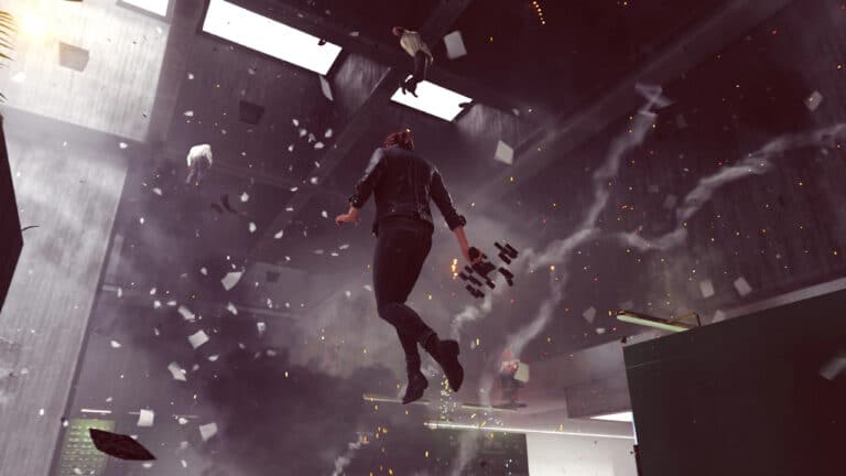 Cena de gameplay de Control
