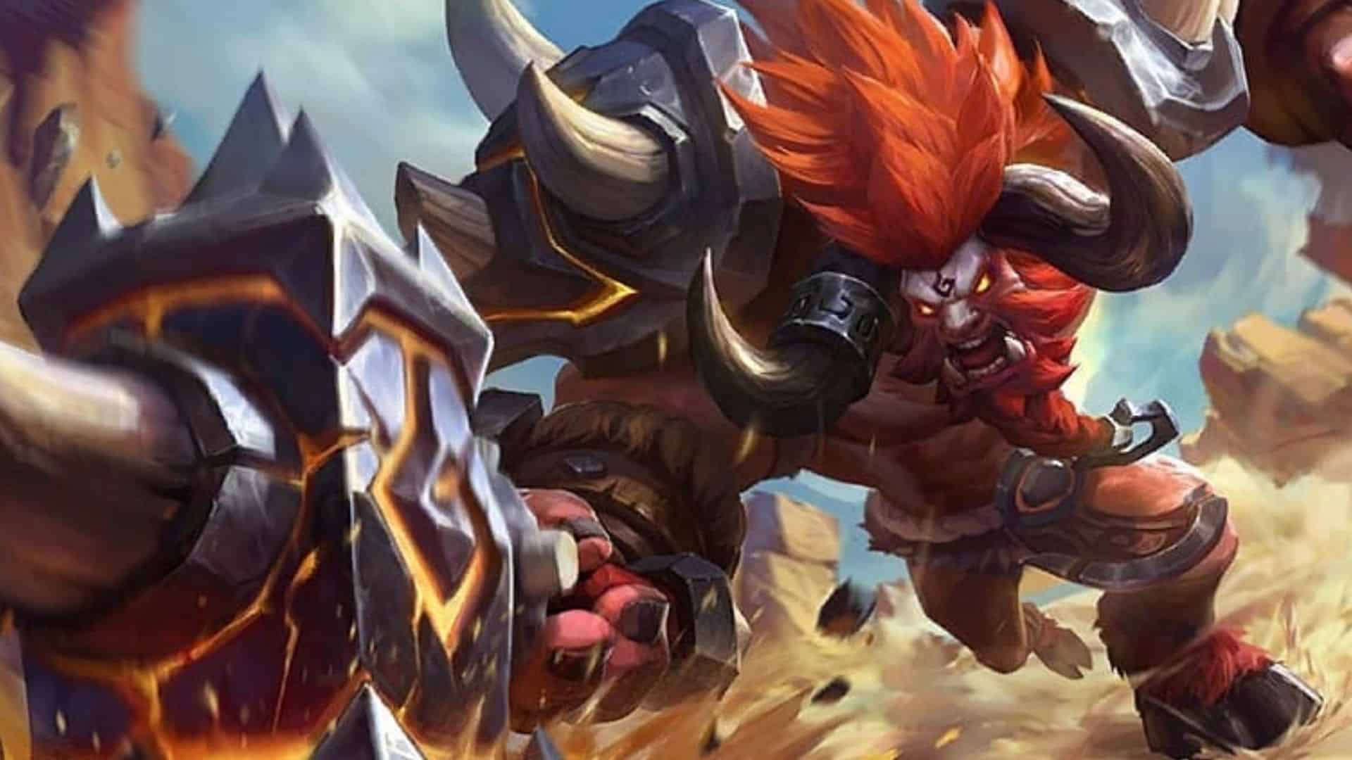 Minotauro &eacute; um dos melhores her&oacute;is Rota&ccedil;&atilde;o de Mobile Legends: Bang Bang.