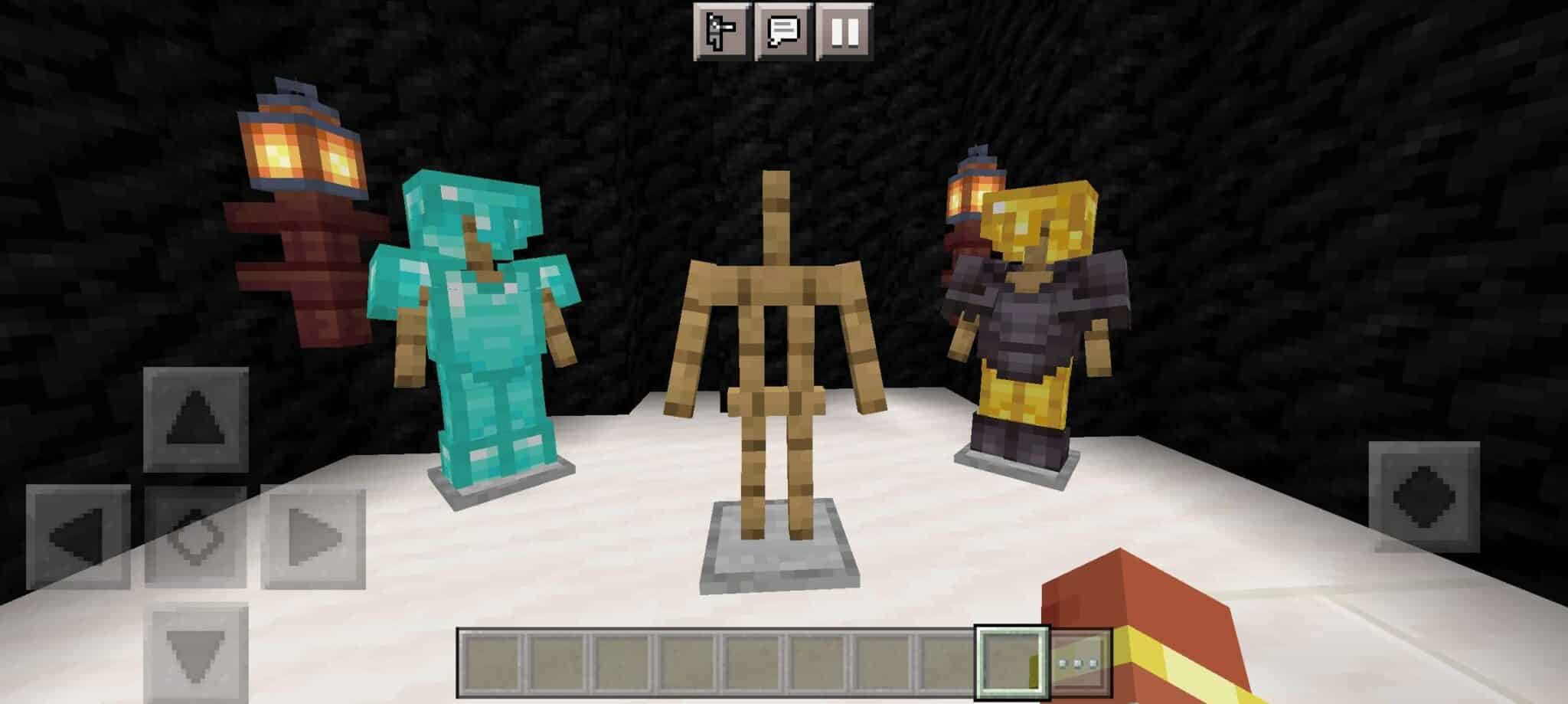 Foto tema: Como fazer suporte de armadura no Minecraft. (Divulga&ccedil;&atilde;o / Internet)