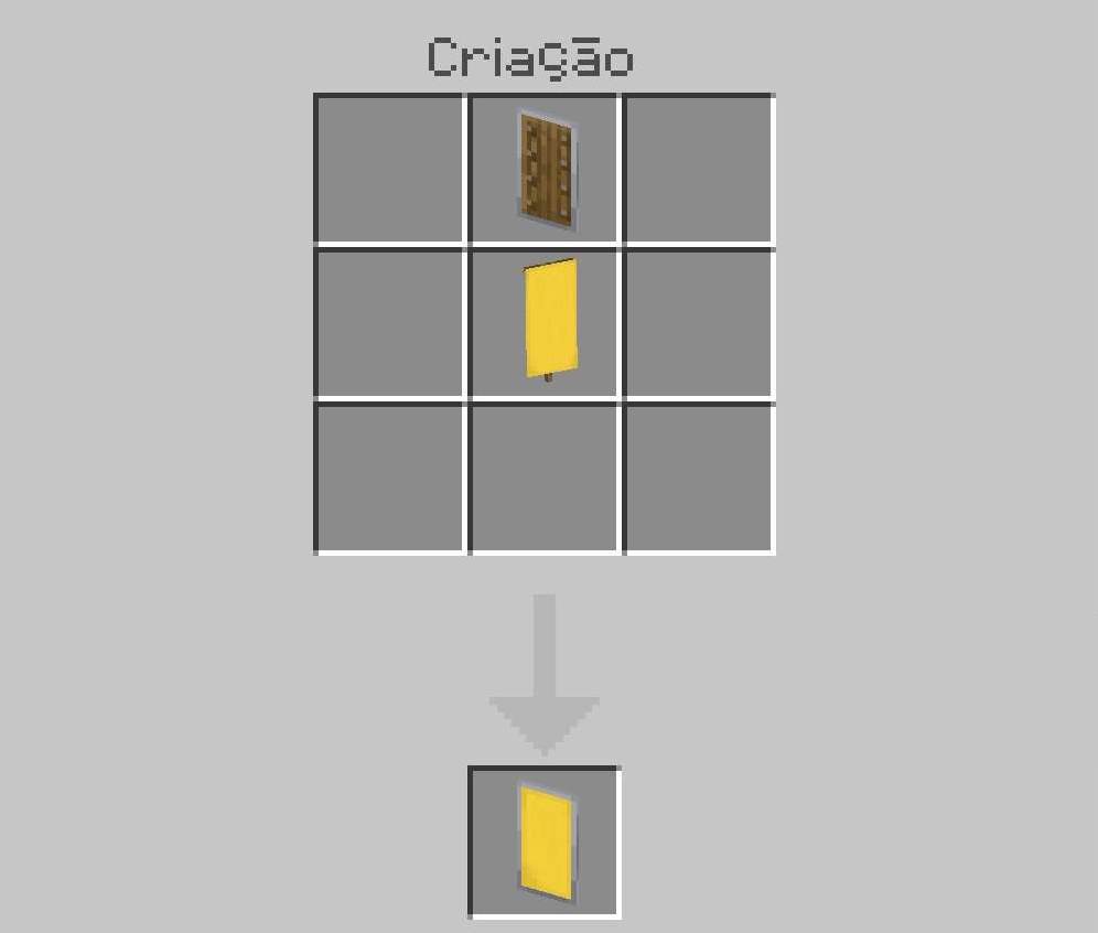 Como fazer bandeira no Minecraft