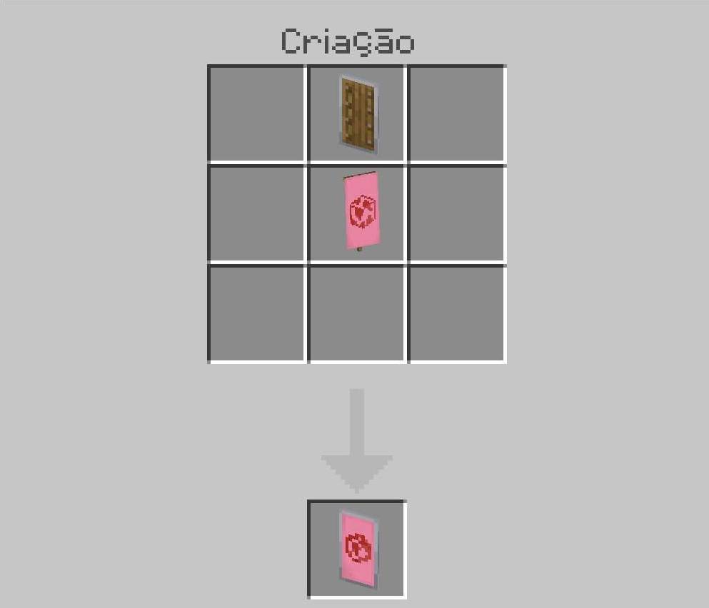 Como fazer bandeira no Minecraft
